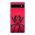 Дизайнерский силиконовый чехол для Google Pixel 6a Дедпул Deadpool