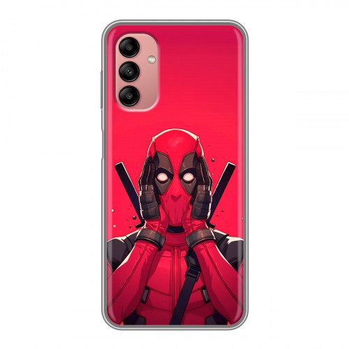 Дизайнерский силиконовый чехол для Samsung Galaxy A04s Дедпул Deadpool