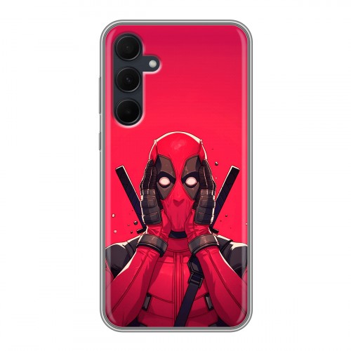 Дизайнерский силиконовый чехол для Samsung Galaxy A35 Дедпул Deadpool