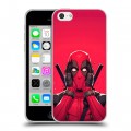 Дизайнерский пластиковый чехол для Iphone 5c Дедпул Deadpool