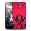 Дизайнерский силиконовый чехол для Lenovo S580 Ideaphone Дедпул Deadpool