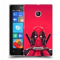 Дизайнерский пластиковый чехол для Microsoft Lumia 435 Дедпул Deadpool