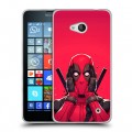 Дизайнерский пластиковый чехол для Microsoft Lumia 640 Дедпул Deadpool