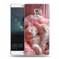Дизайнерский пластиковый чехол для Huawei Mate S котята котики