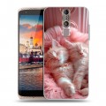 Дизайнерский пластиковый чехол для ZTE Axon Mini котята котики