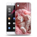Дизайнерский пластиковый чехол для OnePlus X котята котики