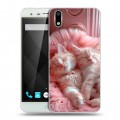 Дизайнерский пластиковый чехол для Ulefone Paris котята котики
