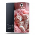 Дизайнерский силиконовый чехол для Homtom HT7 котята котики