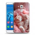 Дизайнерский пластиковый чехол для Huawei Nova Plus котята котики
