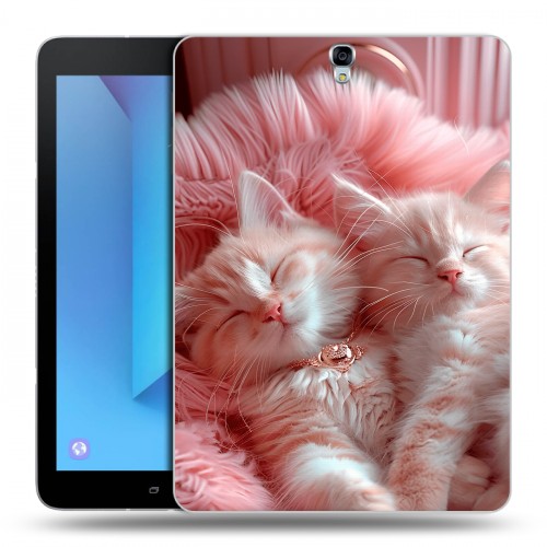 Дизайнерский силиконовый чехол для Samsung Galaxy Tab S3 котята котики