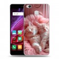 Дизайнерский силиконовый с усиленными углами чехол для Xiaomi RedMi 4X котята котики
