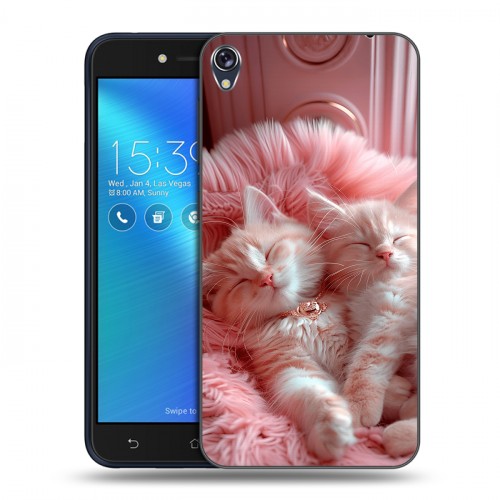 Дизайнерский силиконовый чехол для Asus ZenFone Live котята котики
