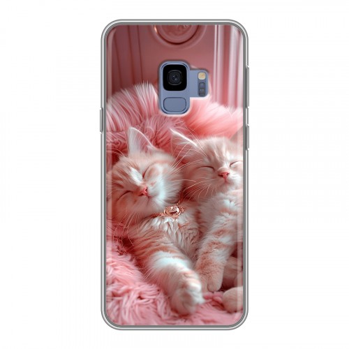 Дизайнерский силиконовый чехол для Samsung Galaxy S9 котята котики