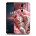 Дизайнерский силиконовый чехол для Nokia 8 Sirocco котята котики