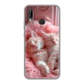 Дизайнерский силиконовый чехол для Huawei P20 Lite котята котики