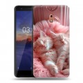 Дизайнерский силиконовый чехол для Nokia 2.1 котята котики