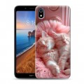 Дизайнерский пластиковый чехол для Xiaomi RedMi 7A котята котики
