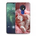 Дизайнерский силиконовый чехол для Nokia 6.2 котята котики