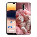 Дизайнерский силиконовый чехол для Nokia 2.3 котята котики