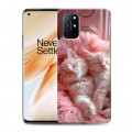 Дизайнерский пластиковый чехол для OnePlus 8T котята котики