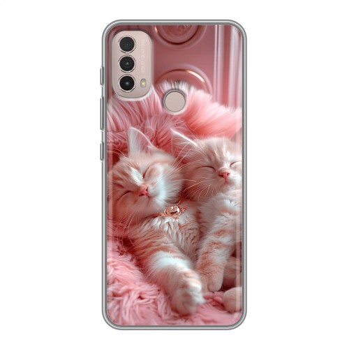 Дизайнерский силиконовый чехол для Lenovo K14 Plus котята котики