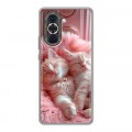 Дизайнерский силиконовый с усиленными углами чехол для Huawei Nova 10 котята котики