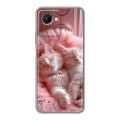 Дизайнерский силиконовый чехол для Realme C30s котята котики