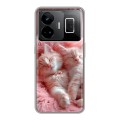 Дизайнерский пластиковый чехол для Realme GT3 котята котики
