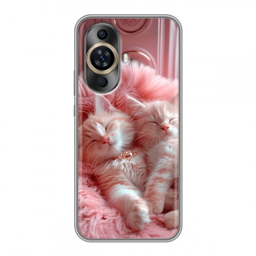 Дизайнерский силиконовый чехол для Huawei Nova 11 котята котики