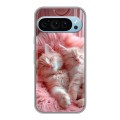Дизайнерский силиконовый чехол для Google Pixel 9 котята котики