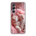 Дизайнерский силиконовый чехол для Realme C65 котята котики
