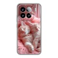 Дизайнерский силиконовый чехол для Xiaomi 15 котята котики