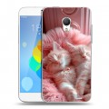 Дизайнерский пластиковый чехол для  Meizu MX3 котята котики