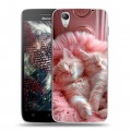 Дизайнерский пластиковый чехол для Lenovo Vibe X котята котики