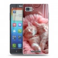 Дизайнерский пластиковый чехол для Lenovo Vibe Z котята котики