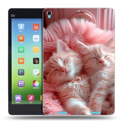 Дизайнерский силиконовый чехол для Xiaomi MiPad котята котики