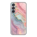 Дизайнерский силиконовый чехол для Samsung Galaxy M35 розовый мрамор