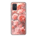 Дизайнерский силиконовый чехол для Samsung Galaxy A71 Розы цветы