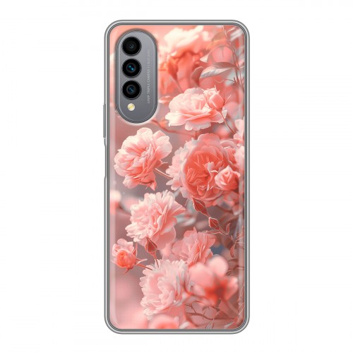 Дизайнерский силиконовый чехол для Wiko T50 Розы цветы