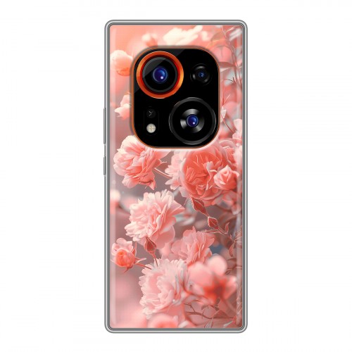 Дизайнерский силиконовый чехол для Tecno Phantom X2 Pro Розы цветы