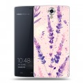 Дизайнерский силиконовый чехол для Homtom HT7 цветы лаванда