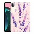 Дизайнерский силиконовый чехол для Xiaomi Pad 5 цветы лаванда