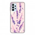 Дизайнерский силиконовый чехол для Samsung Galaxy A23 цветы лаванда