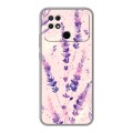 Дизайнерский силиконовый чехол для Xiaomi Poco C40 цветы лаванда