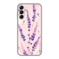 Дизайнерский силиконовый чехол для Samsung Galaxy A14 цветы лаванда