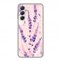 Дизайнерский силиконовый чехол для Samsung Galaxy M54 цветы лаванда