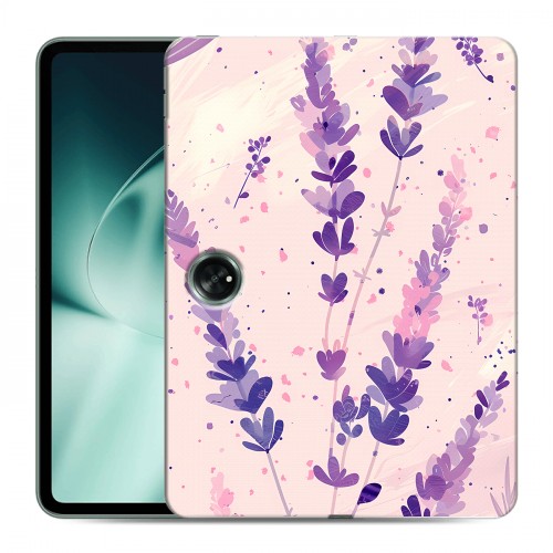 Дизайнерский силиконовый чехол для OnePlus Pad цветы лаванда