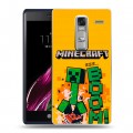 Дизайнерский пластиковый чехол для LG Class Майнкрафт Minecraft