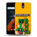 Дизайнерский силиконовый чехол для Wileyfox Storm Майнкрафт Minecraft