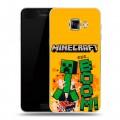 Дизайнерский пластиковый чехол для Samsung Galaxy C5 Майнкрафт Minecraft